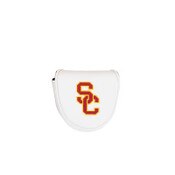 USC Trojans White SC Interlock Mallet Putter Cover